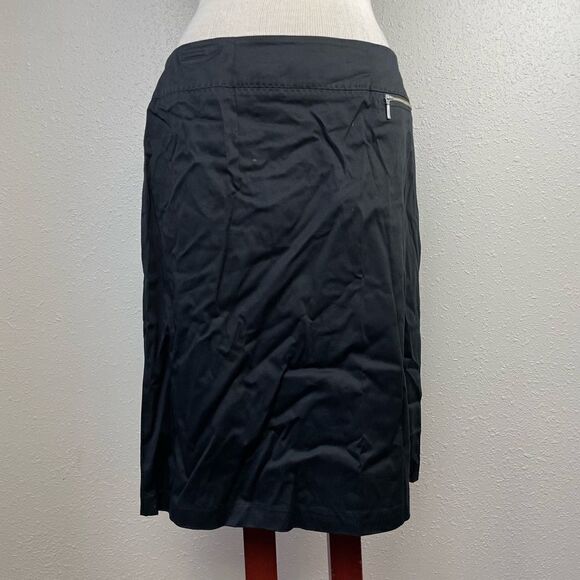NWT Joseph A. Black Midi Skirt Size 10 - Picture 1 of 7